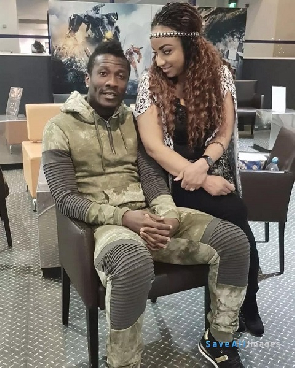 Date for Asamoah Gyan and wife’s DNA test finally fixed and it’s in 2018