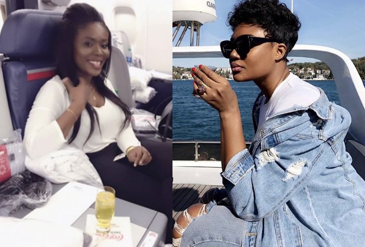 SANDRA ANKOBIAH SHADES DELAY OVER AEROPLANE PHOTO