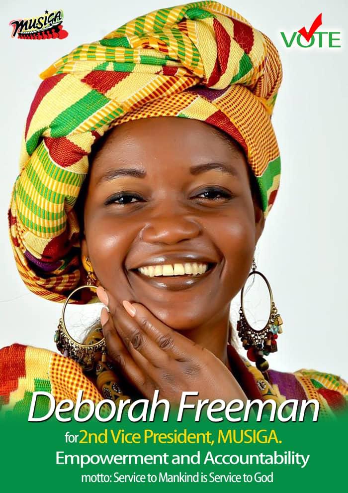 VOTE ! Deborah Freeman as 2nd Vice President, MUSIGA.