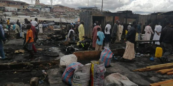 Central Market Kumasi - 54 shops damaged.dikoder.com