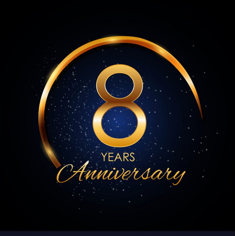 Logo 8 Year Anniversary 