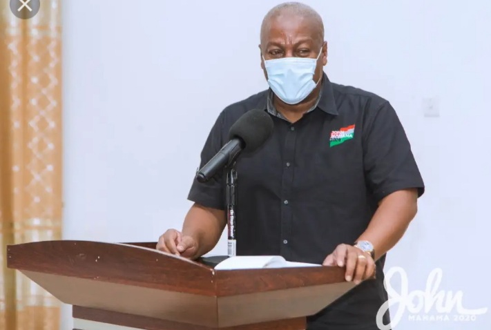 John Mahama urges youth to vote for NDC