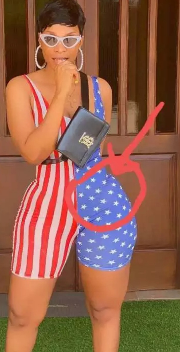 Benedicta Gaffah hip pad goes wrong Again