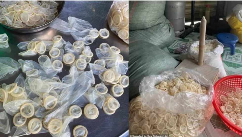 324,000 Used Condoms Were Seized By A Police After Raiding A Company Re packaging them for sale