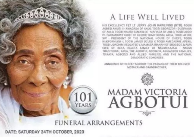 Madam Victoria Agbotui Goes Home Saturday