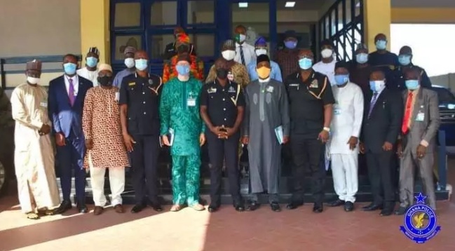Nigeria’s Security Officers visit Ghana Police in Amid of #EndSARS