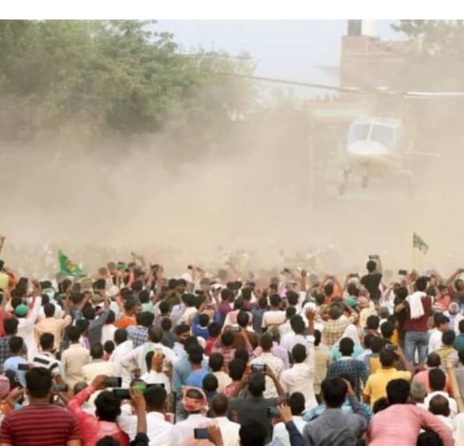 Bihar elections: Huge crowds gather at rallies, raising coronavirus fears.