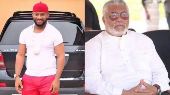 Nollywood actor Yul Edochie Mourns the Late J. J  Rawlings