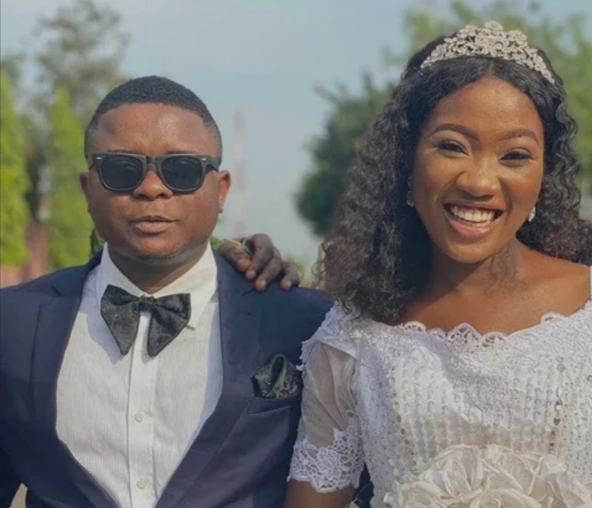 Ghanaian actor Enoch Darko shares beautiful wedding photos with fellow movie star Chinenye Nnebe; See Photos