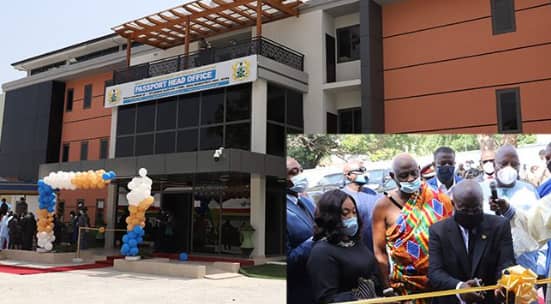 Akufo-Addo Inaugurates New Passport Head Office.