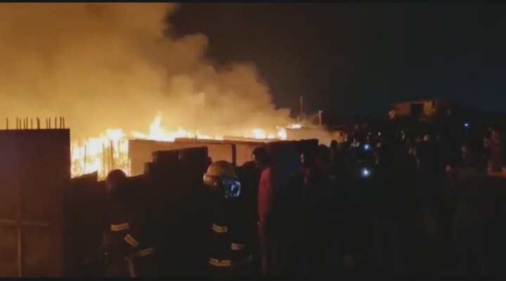 Fire guts Kantamanto market
