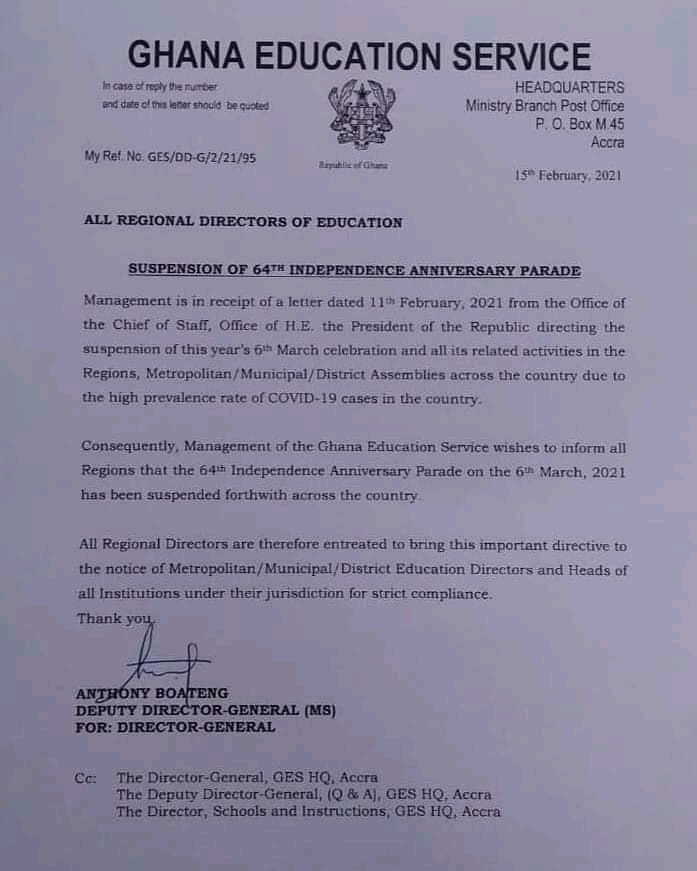 Independence Day Suspended