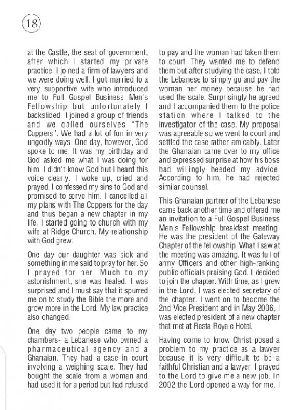 Late Justice Marful-Sau’s testimony