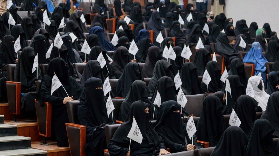 Taliban bans women from studying with men